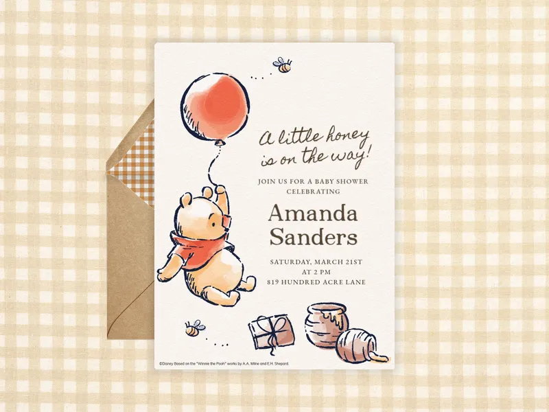 Disney’s Winnie the Pooh: Friendly Festivities - baby_shower - Invitation