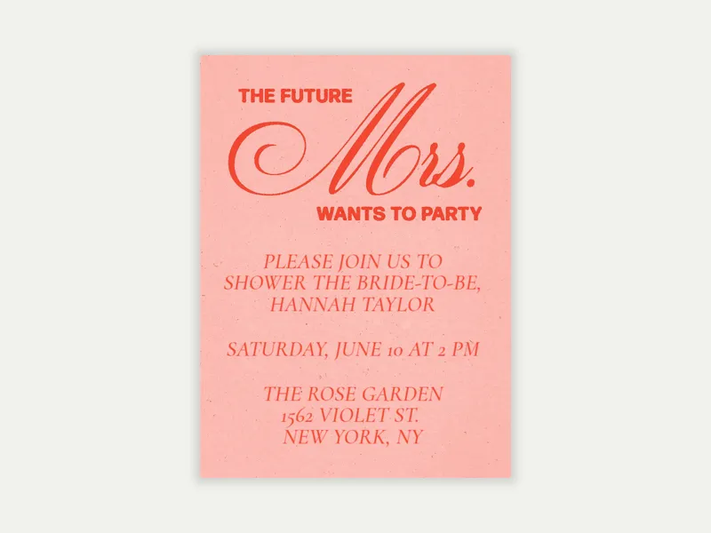 The Future Mrs. Wants To Party - featured - Invitation