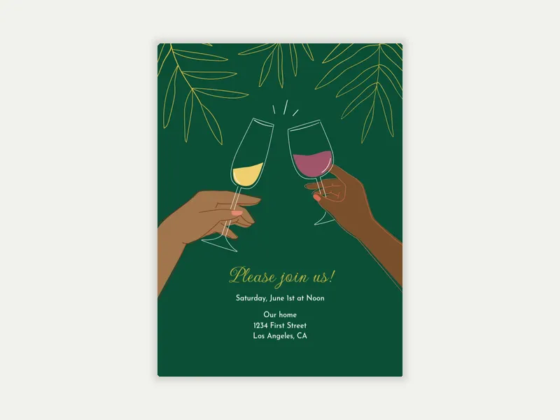 Girls' Night Cheers - girls_night - Invitation