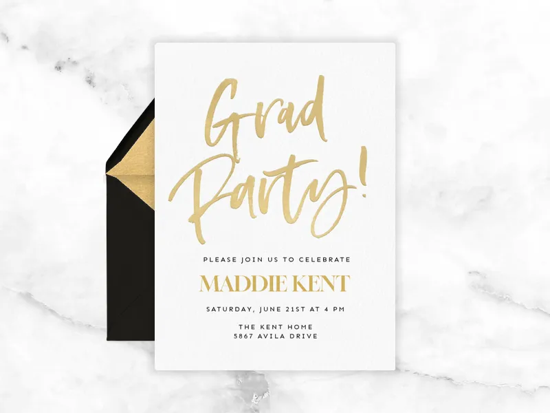 Gold & Grand Invitation premium template design
