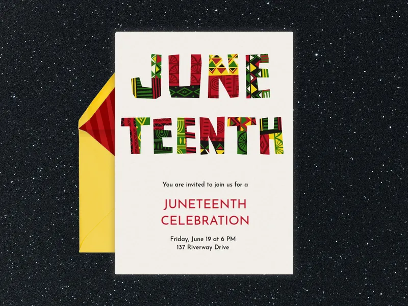 Celebrate Juneteenth - juneteenth - Invitation