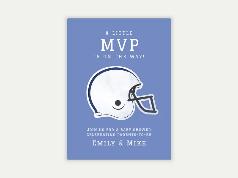 Team Helmet Invitation free template design