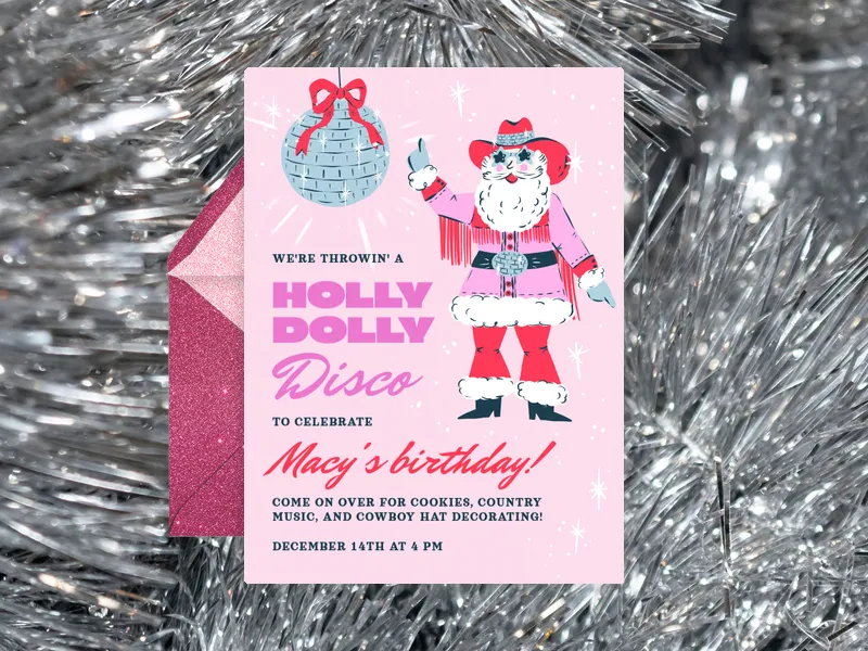 Holly Dolly - featured - Invitation