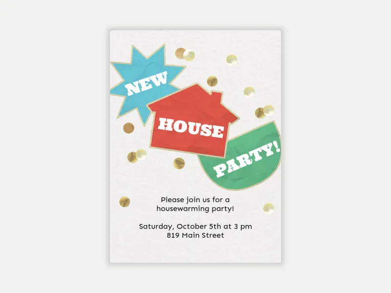 Housewarming Words - housewarming - Invitation