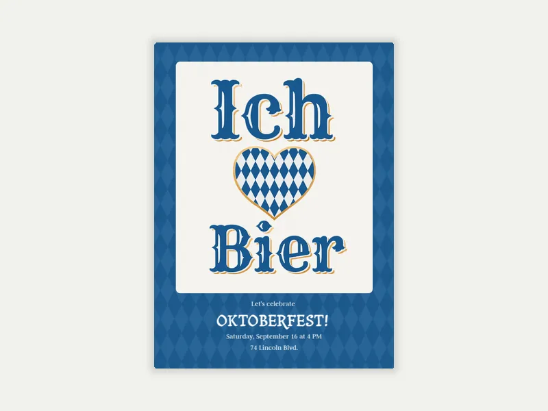 Ich Liebe Bier - featured - Invitation