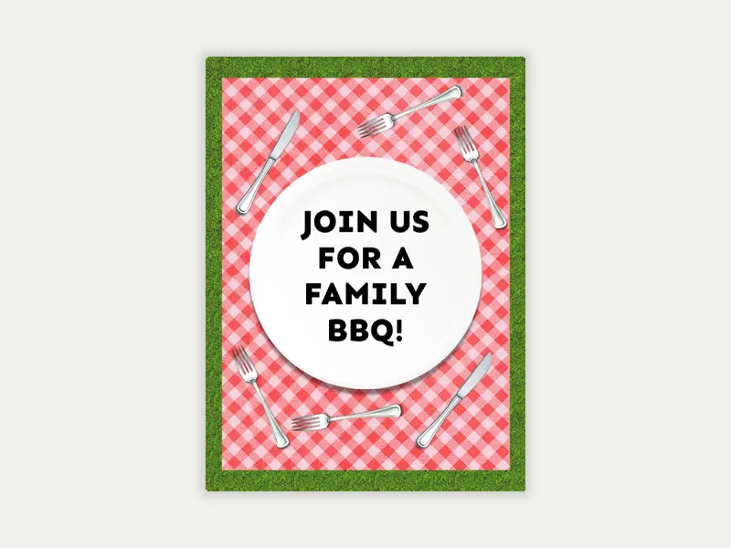 Join Us Outside - family_gathering - Invitation
