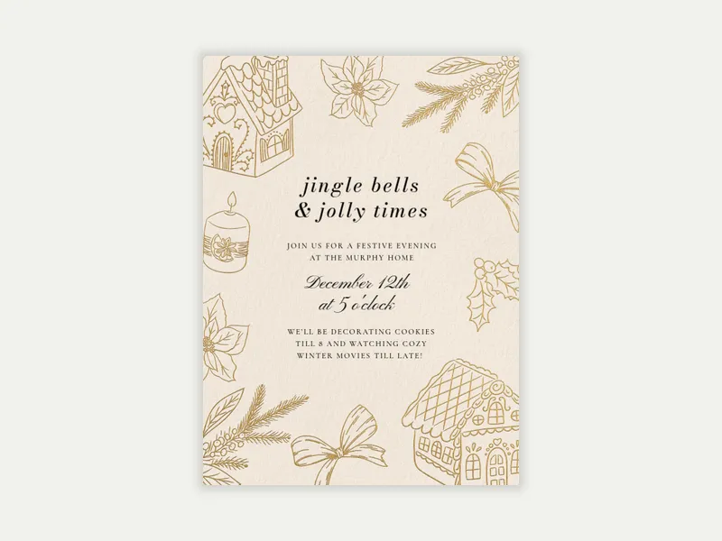 Jolly Jubilee Invitation free template design