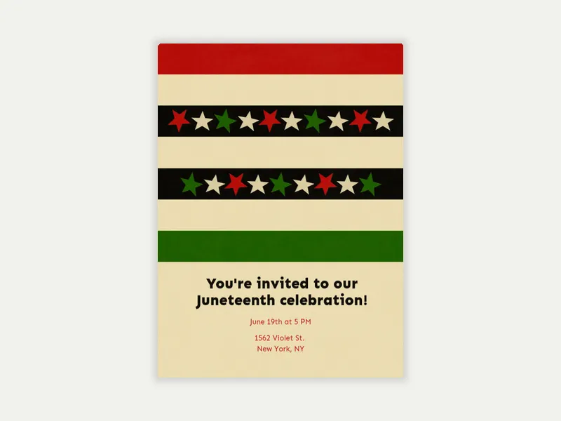 Juneteenth Celebration - juneteenth - Invitation