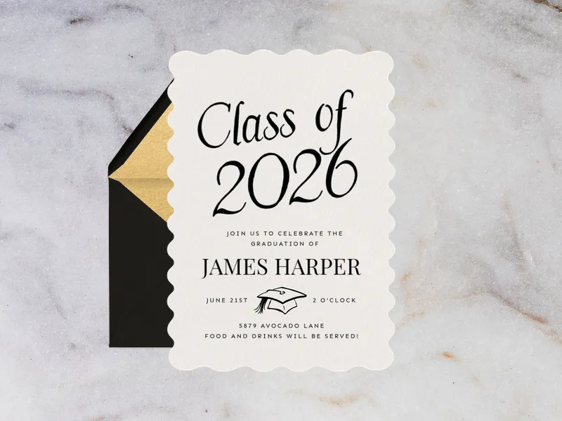 Making Waves Invitation premium template design