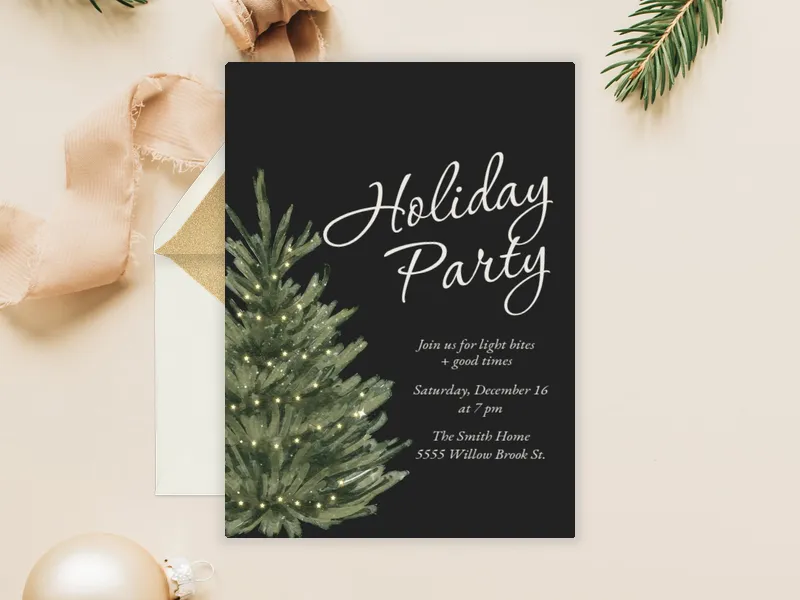 O Tannenbaum - seasons - Invitation