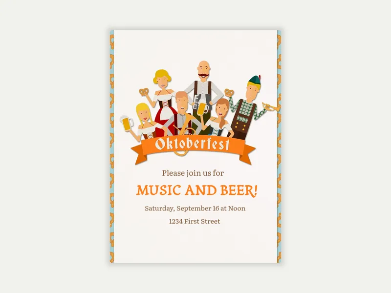 Oktoberfest Celebration - featured - Invitation