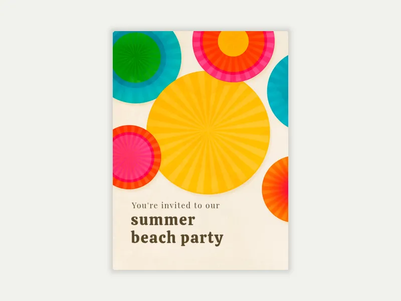 Parasols - cocktail_party - Invitation