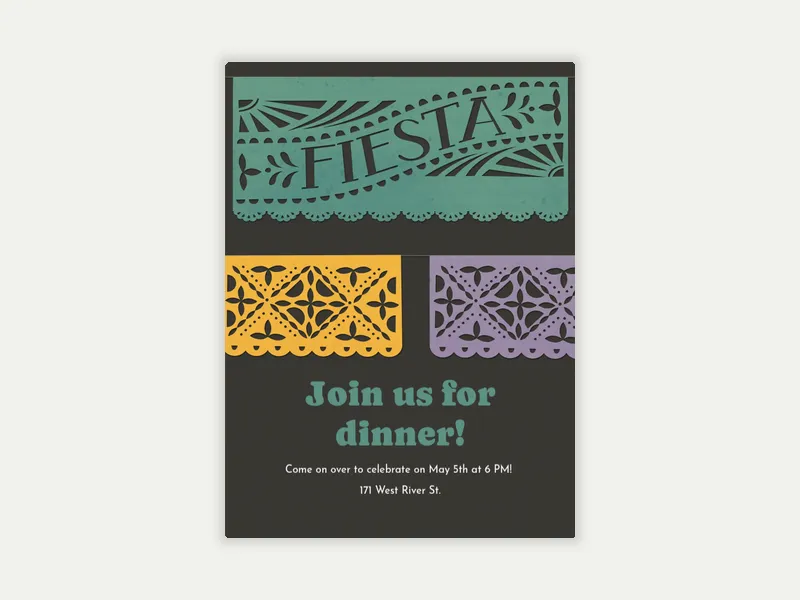 Picado Cinco de Mayo - cinco_de_mayo - Invitation