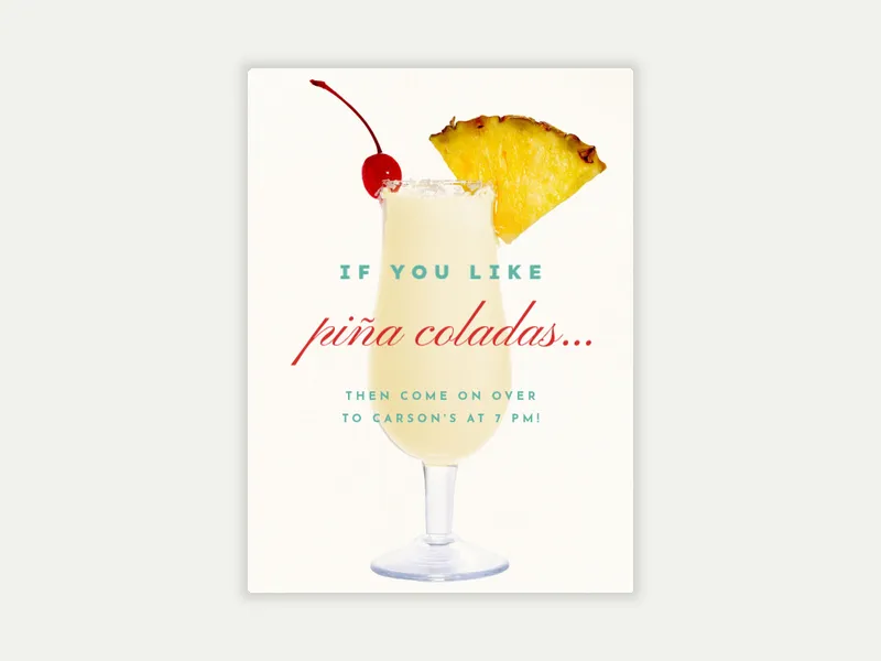 Pineapple Palooza Invitation free template design