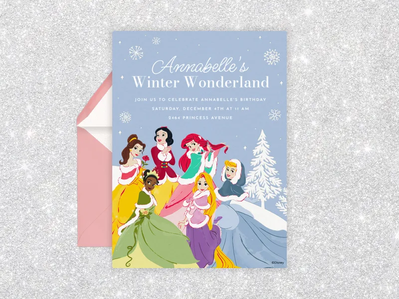 Disney: Princess Wonderland - featured - Invitation