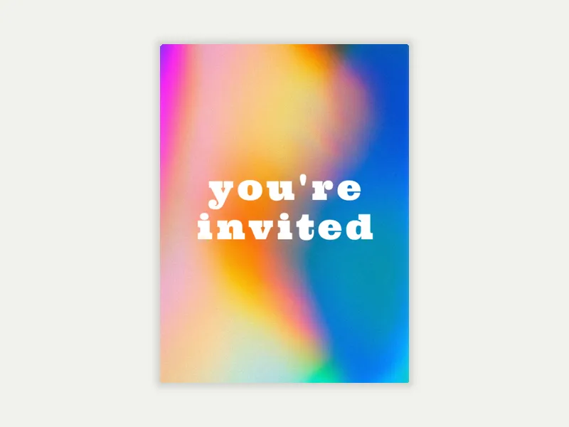 Rainbow You’re Invited - pride - Invitation