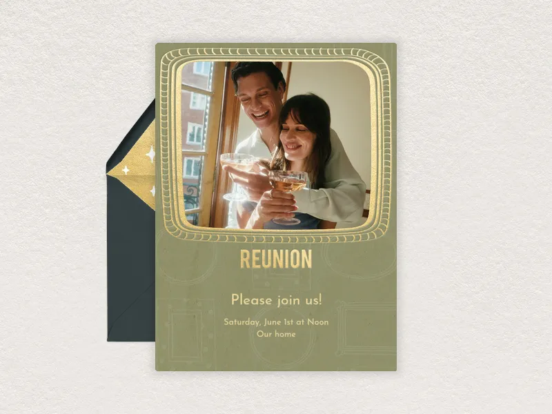 Reunion Frames (Photo) - get_togethers - Invitation