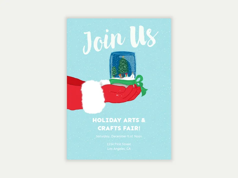 Santa Join Us - featured - Invitation