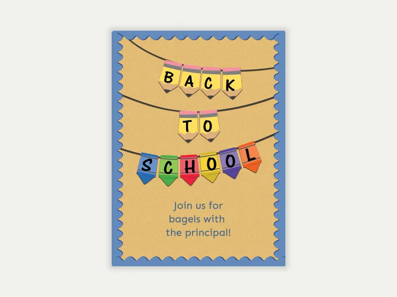 Back to School Banner - school - Invitation