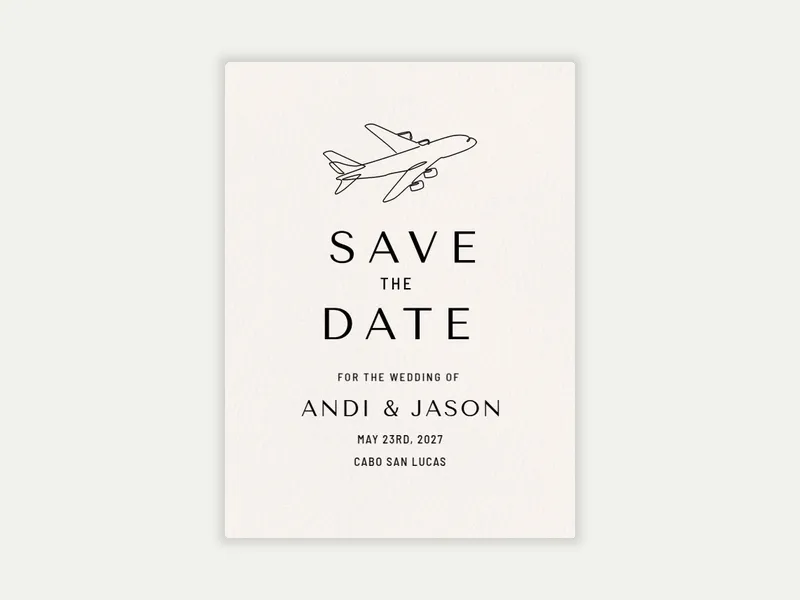 Simple Destination - Save the Date - save_the_date - Invitation