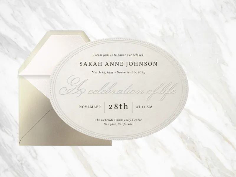 Simply Forever Invitation premium template design