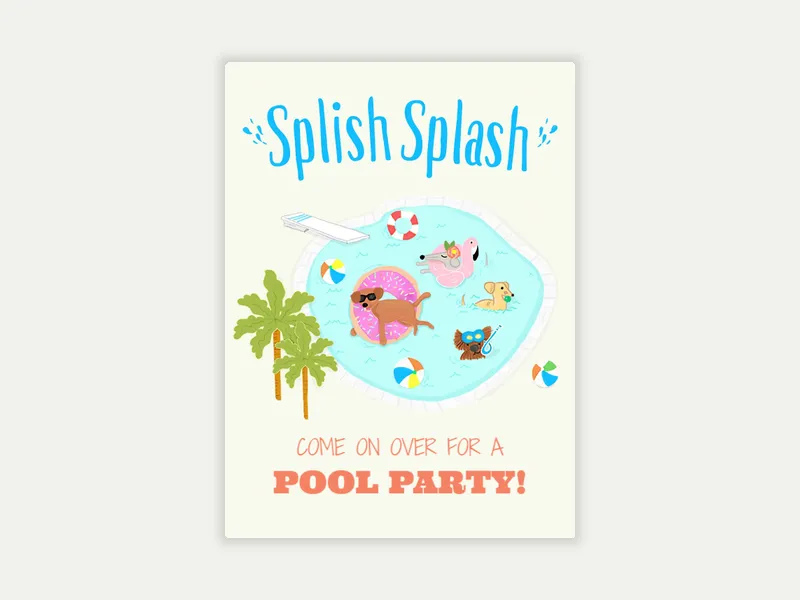 Splish Splash - featured - Invitation