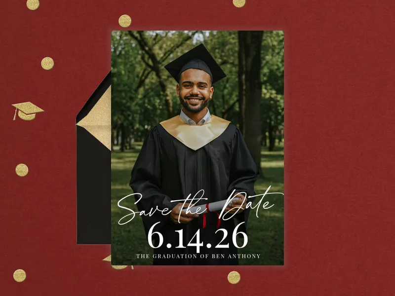 Our Day - Save the Date  (Photo) - graduation_save_the_date - Invitation