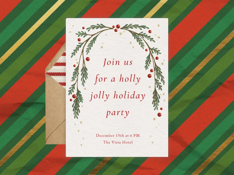 Tis the  Season Invitation premium template design