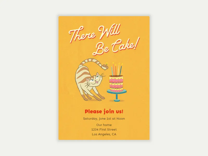 Will Be Cake - featured - Invitation