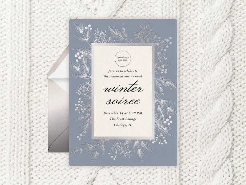 Winter Botanicals - year_end_celebrations - Invitation