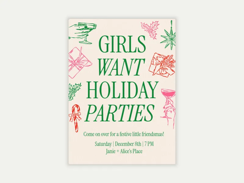 Wish List - holiday_party - Invitation