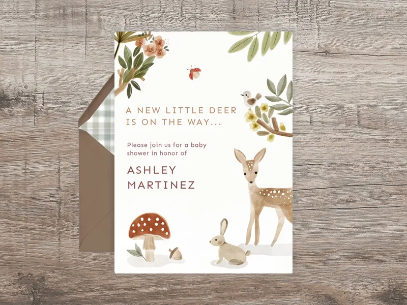 Woodland Wonderland - featured - Invitation