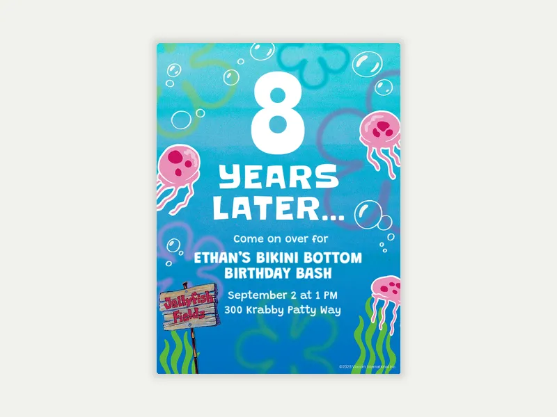 SpongeBob SquarePants™: Jellyfish Splash - spongebob_squarepants - Invitation
