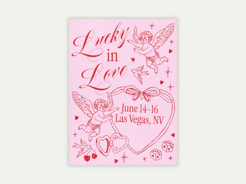 Cherubic Hearts - birthday_forkids - Invitation