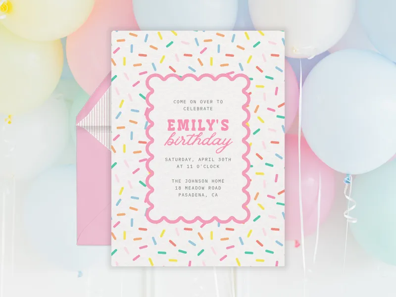 Sugar Soiree - 2nd_birthday - Invitation