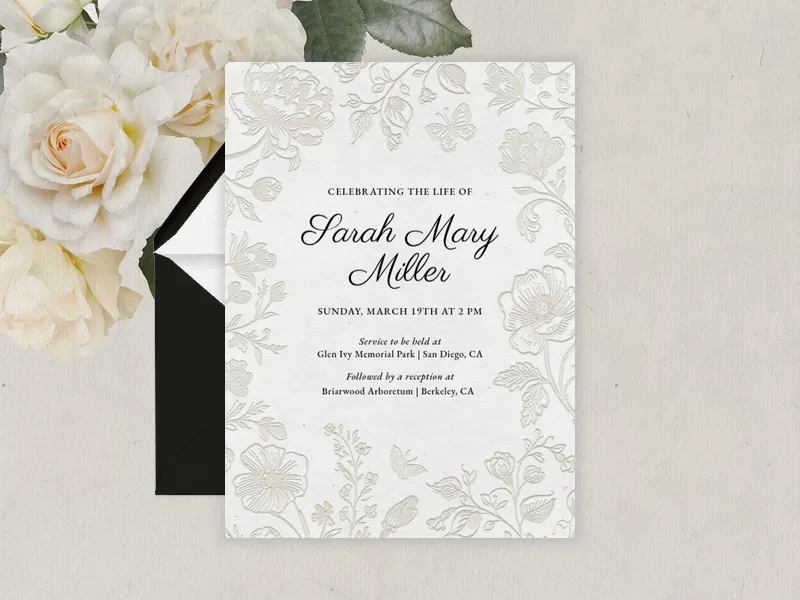 Floating Blooms - bridal_shower - Invitation