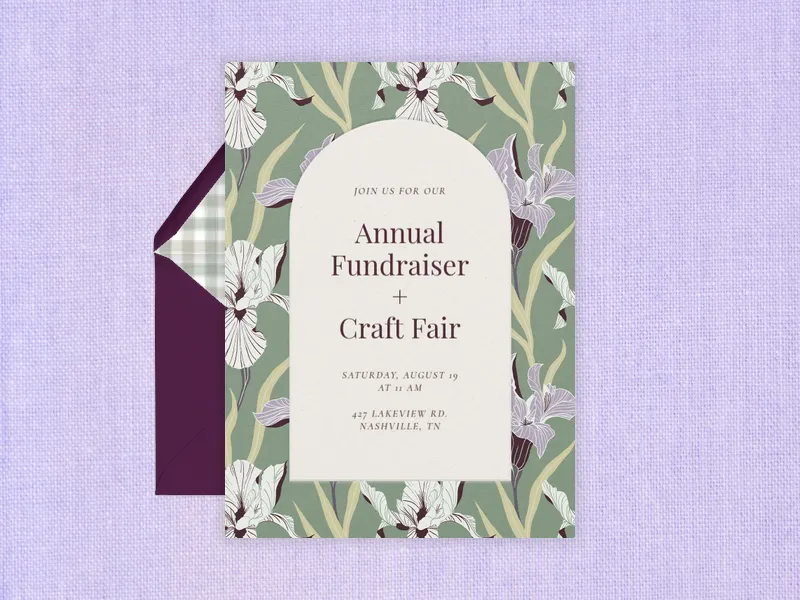 Laura Ashley: Nolita Invitation premium template design