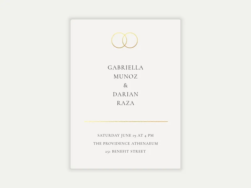 Wedding Bands - featured - Invitation