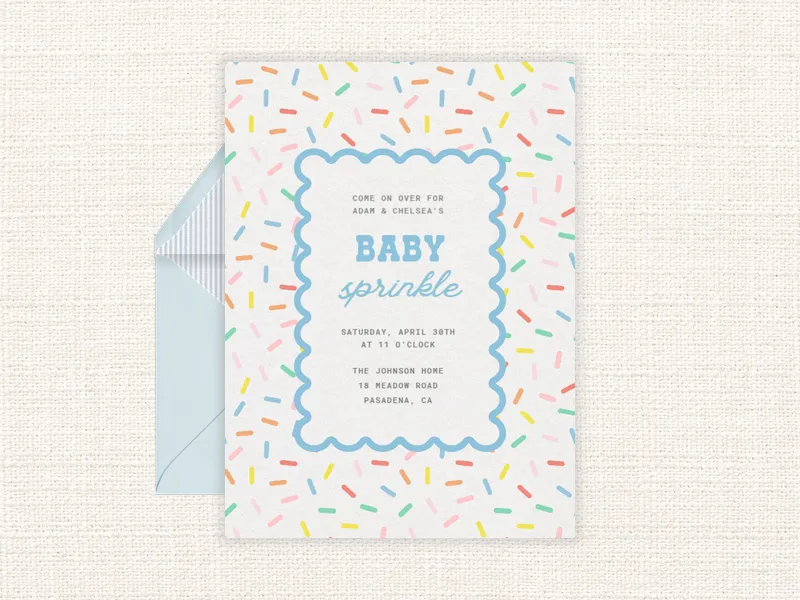 Sugar Soiree - baby - Invitation