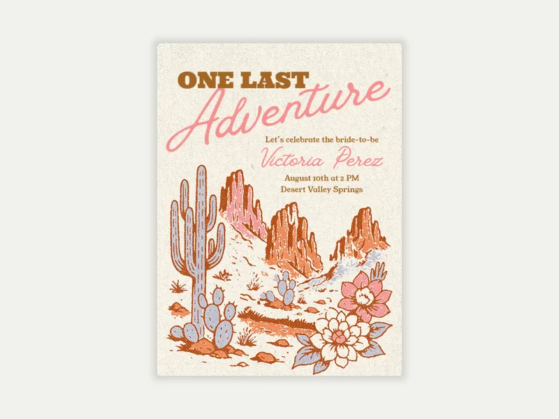 Mesa Blooms - trips_getaways - Invitation