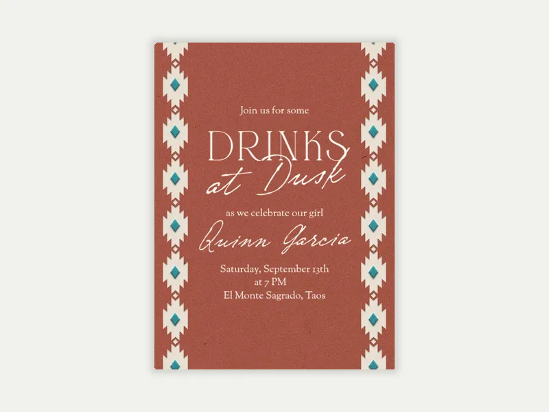 Desert Textile - featured - Invitation