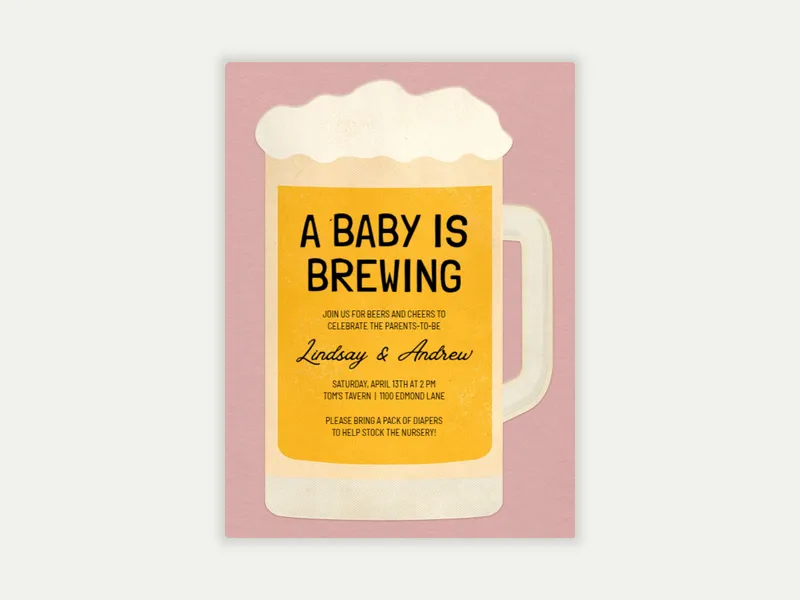 Tapped Out - babys_first - Invitation