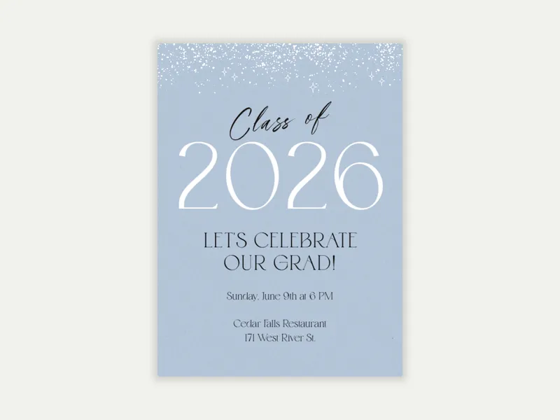 Sparkle Invitation free template design