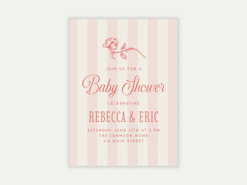 Dolce Vita Shower - featured - Invitation