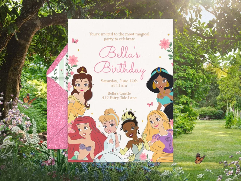 Disney: Royal Garden - featured - Invitation
