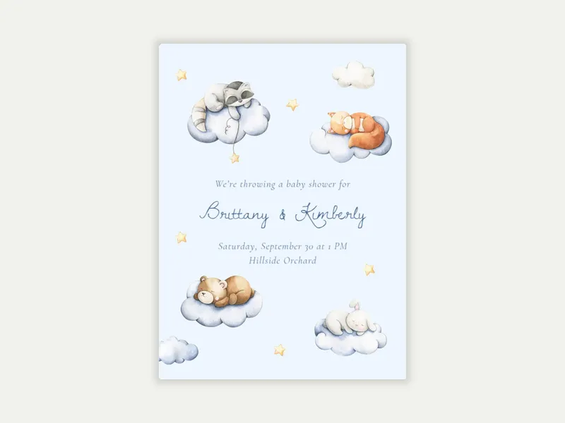Dreaming of You - baby_shower - Invitation