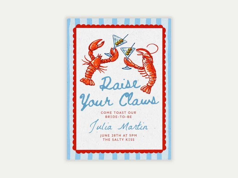Lobstertini - outdoor_fun - Invitation