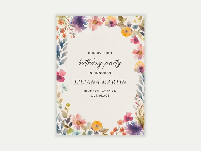 Baby Blossoms - sweet_sixteen - Invitation