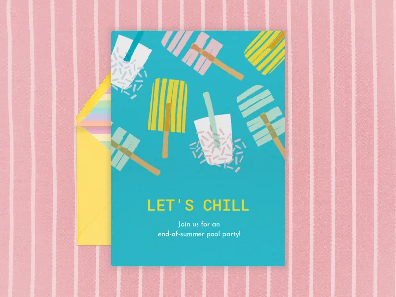 Be Cool - back_to_school - Invitation