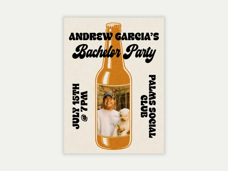 Beer Run (Photo) - wedding_dyo_uyo - Invitation